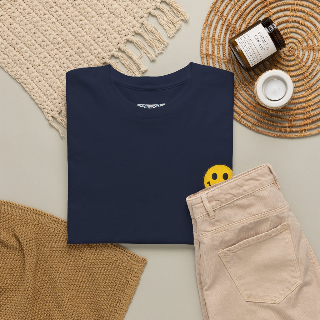 Smiley Face Tee - Unisex Heavy Cotton