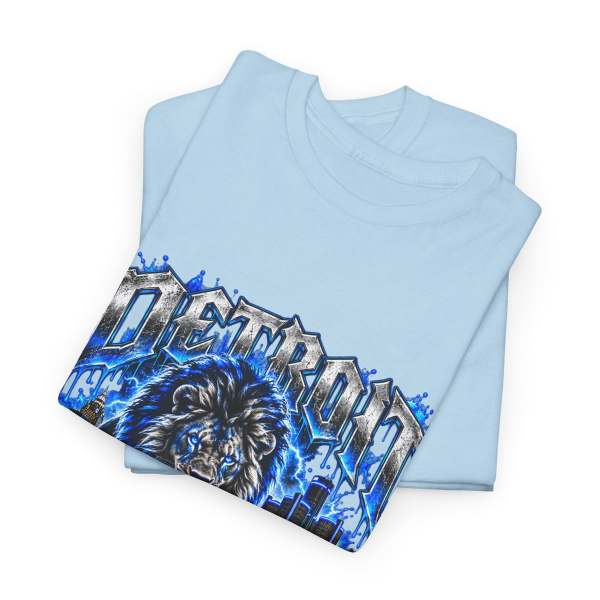 Detroit Football - Unisex Heavy Cotton Tee