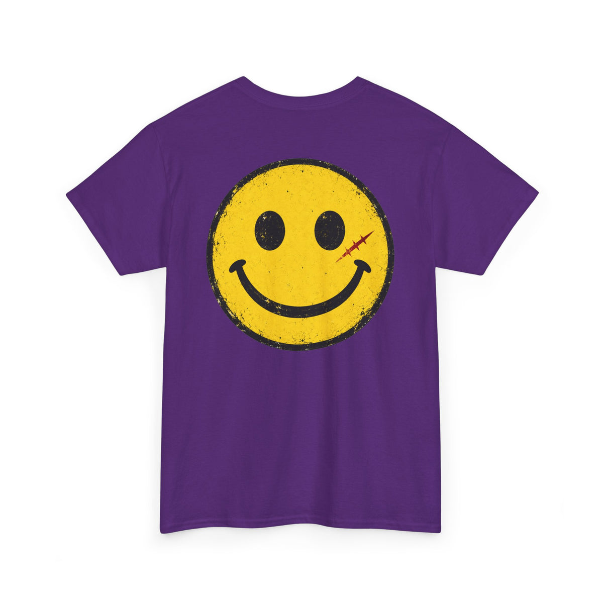 Smiley Face Tee - Unisex Heavy Cotton