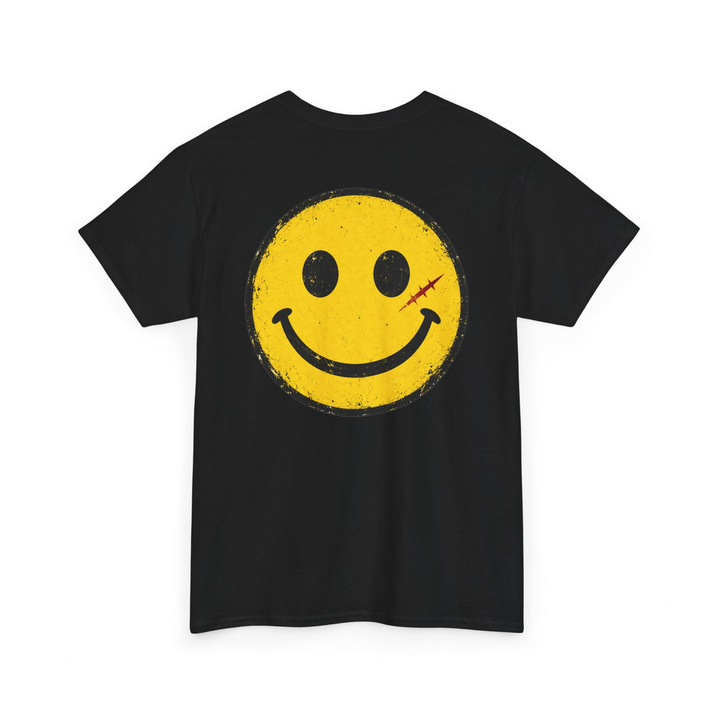 Smiley Face Tee - Unisex Heavy Cotton