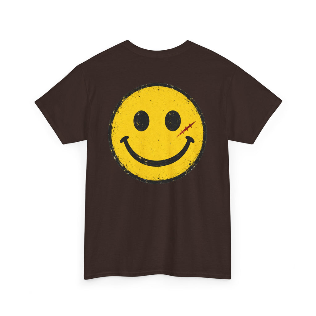 Smiley Face Tee - Unisex Heavy Cotton