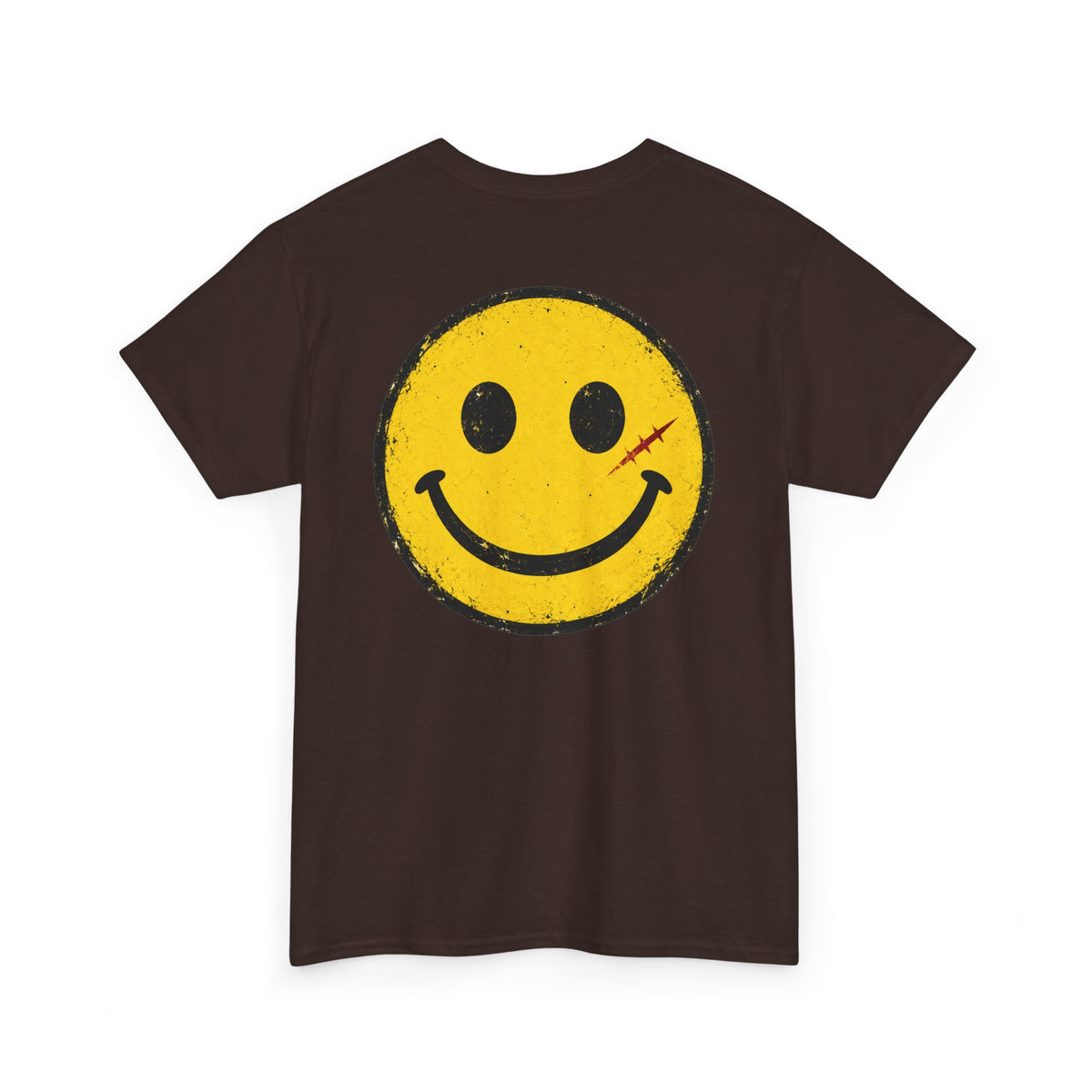 Smiley Face Tee - Unisex Heavy Cotton