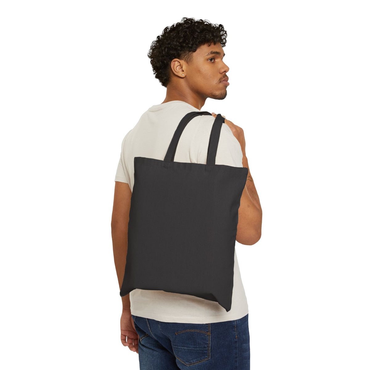 Pink Paw Print Tote bag - Cotton Canvas