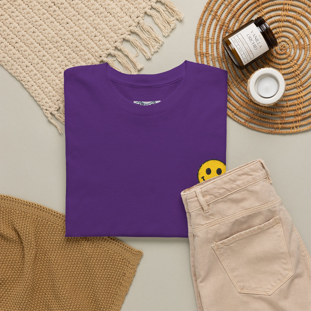 Smiley Face Tee - Unisex Heavy Cotton