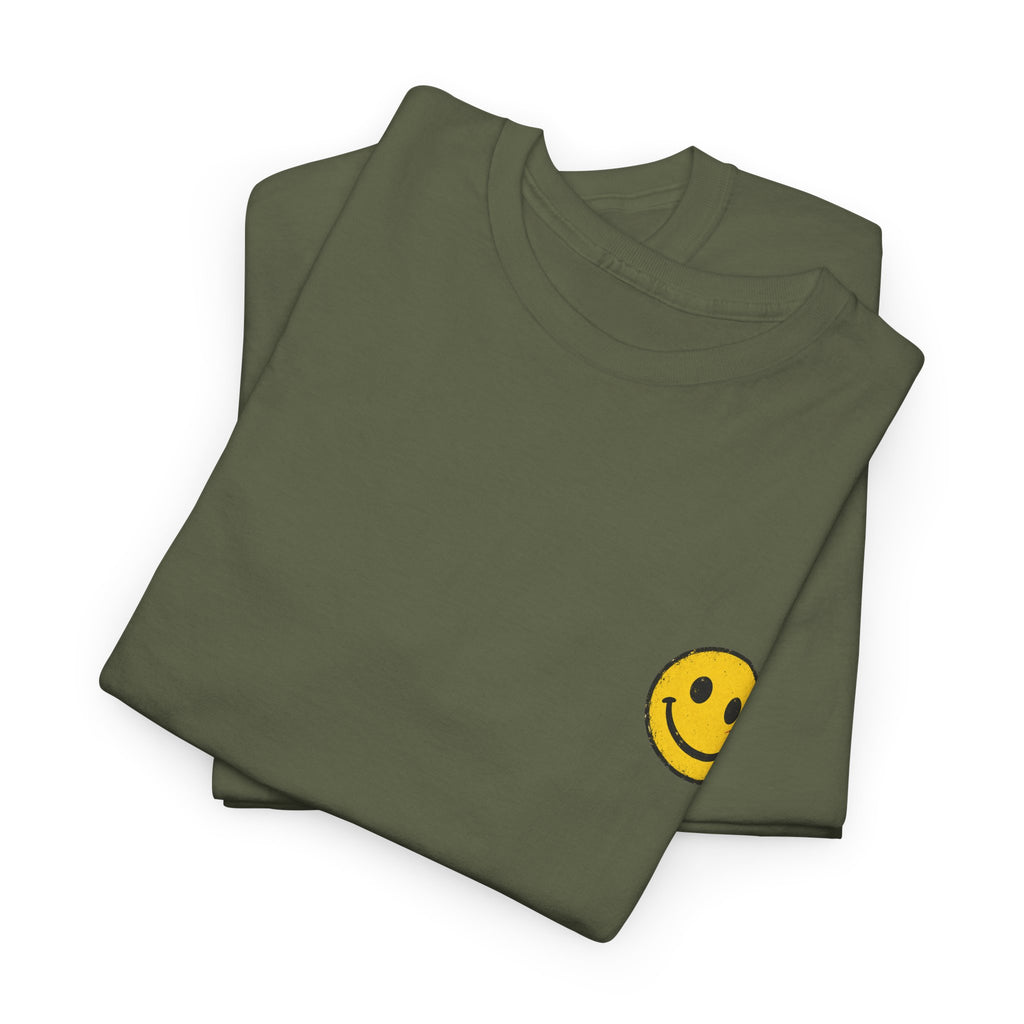 Smiley Face Tee - Unisex Heavy Cotton