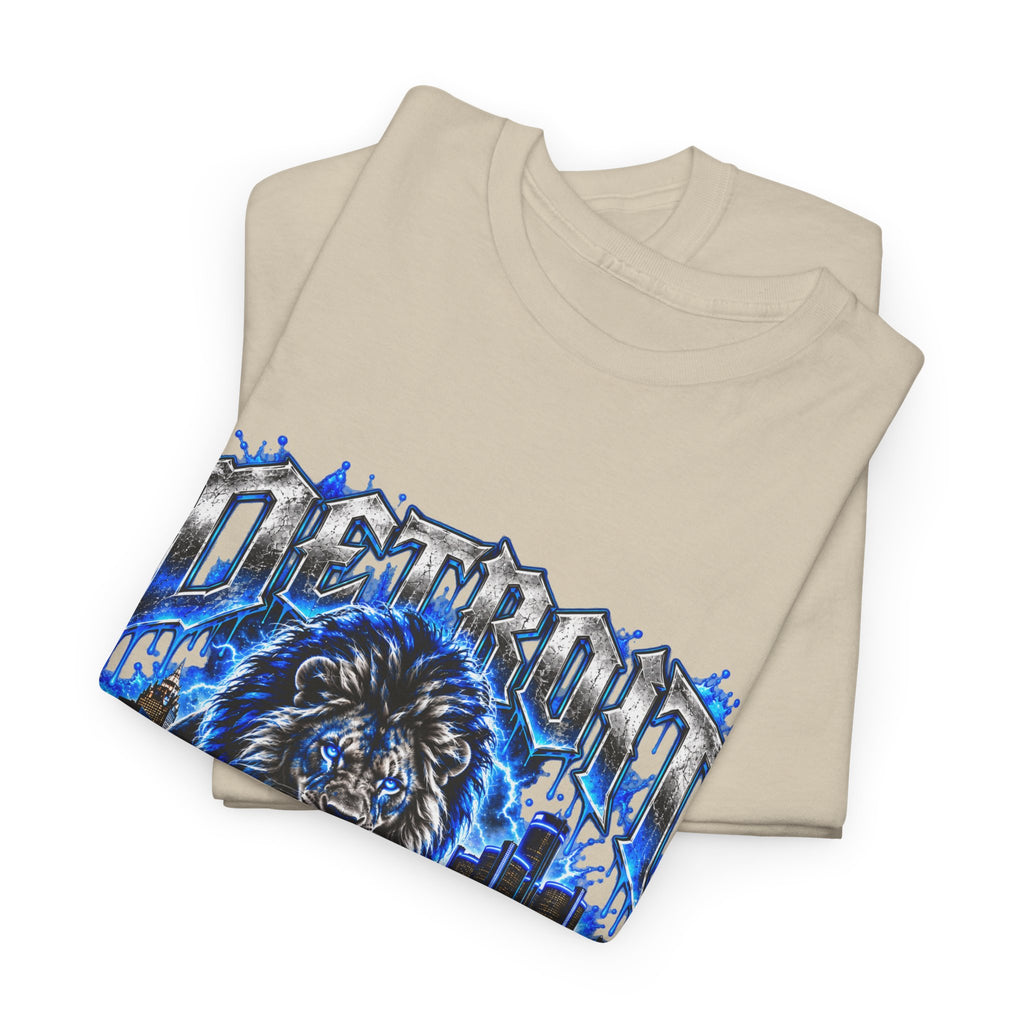 Detroit Football - Unisex Heavy Cotton Tee