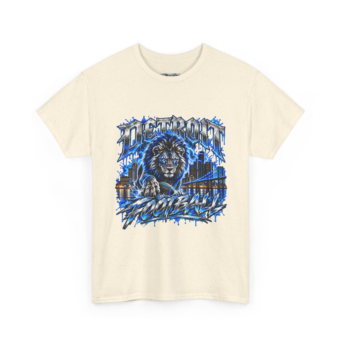 Detroit Football - Unisex Heavy Cotton Tee