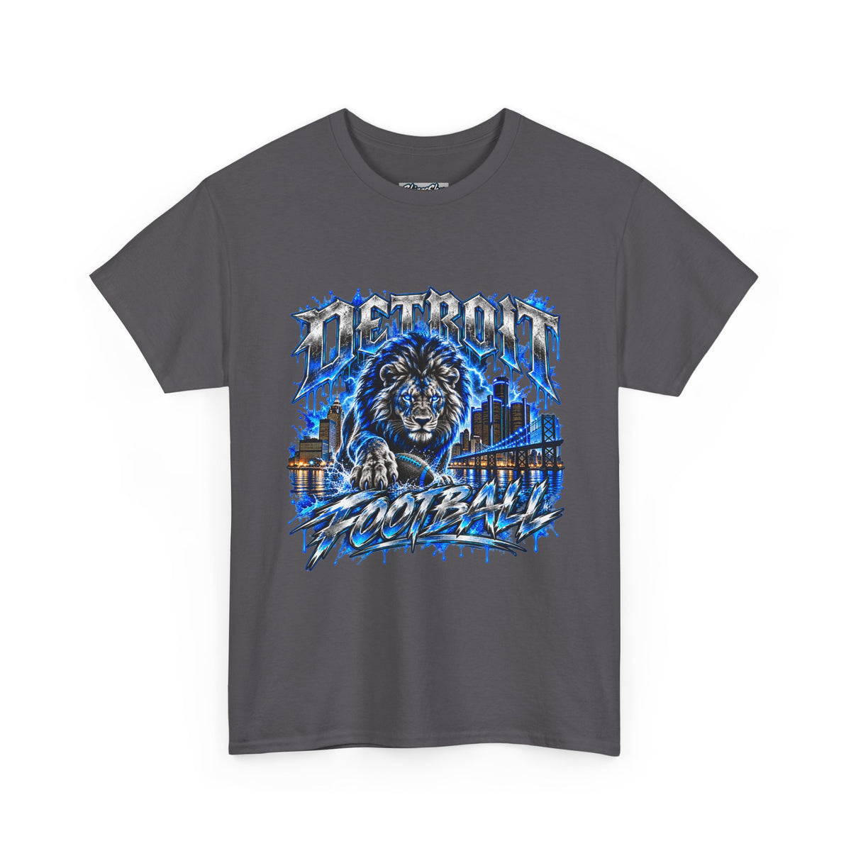 Detroit Football - Unisex Heavy Cotton Tee