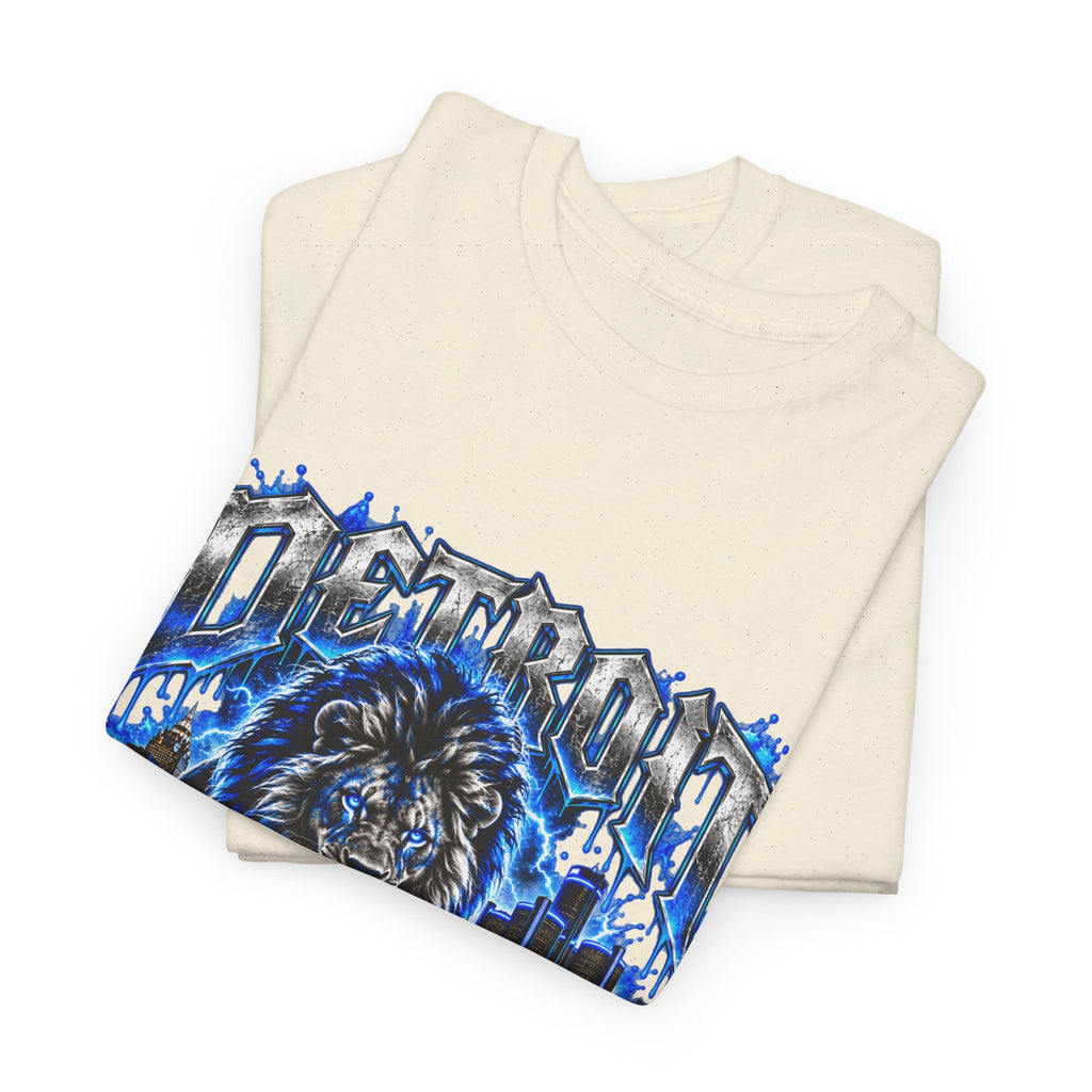 Detroit Football - Unisex Heavy Cotton Tee