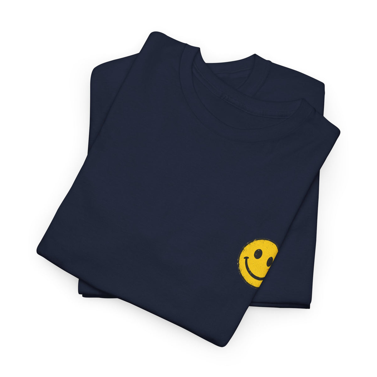 Smiley Face Tee - Unisex Heavy Cotton