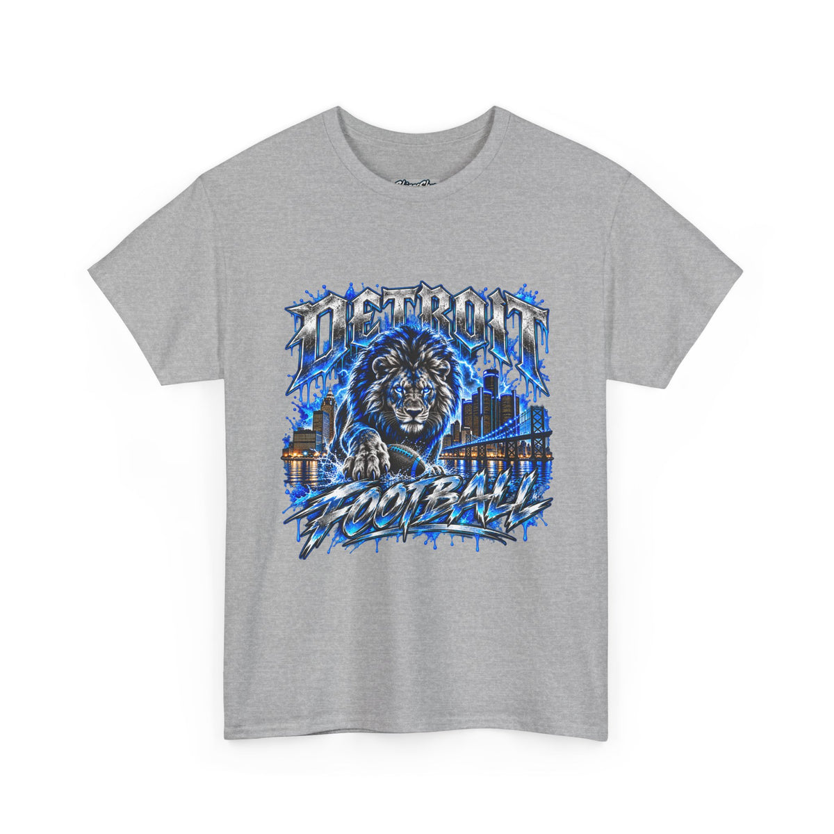 Detroit Football - Unisex Heavy Cotton Tee