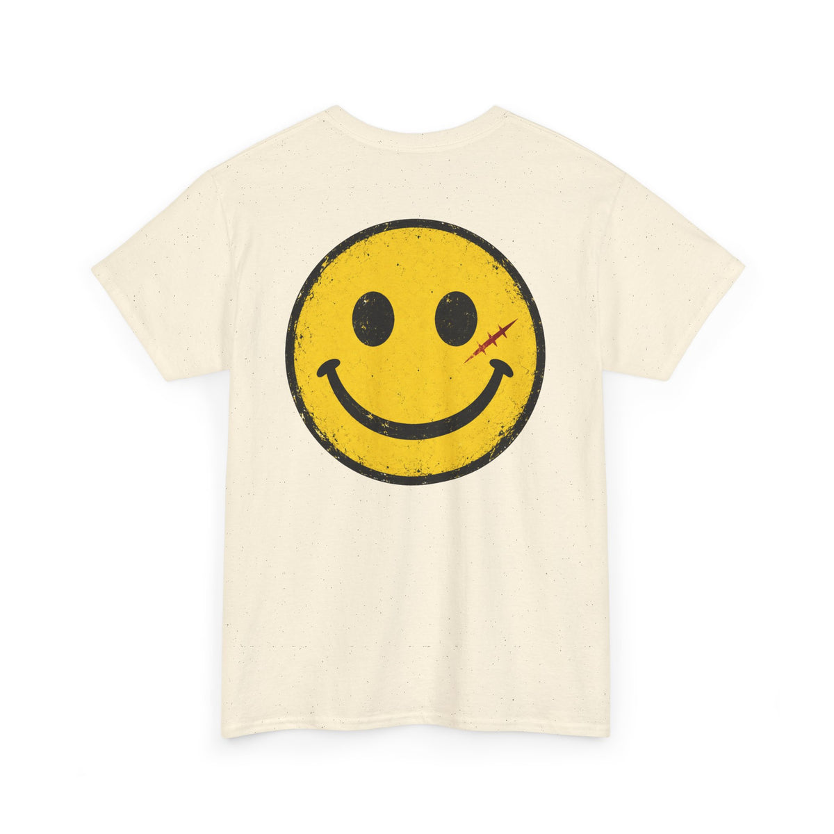 Smiley Face Tee - Unisex Heavy Cotton