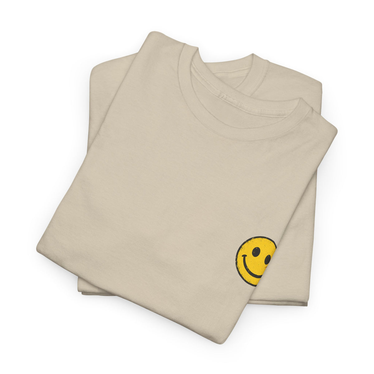 Smiley Face Tee - Unisex Heavy Cotton