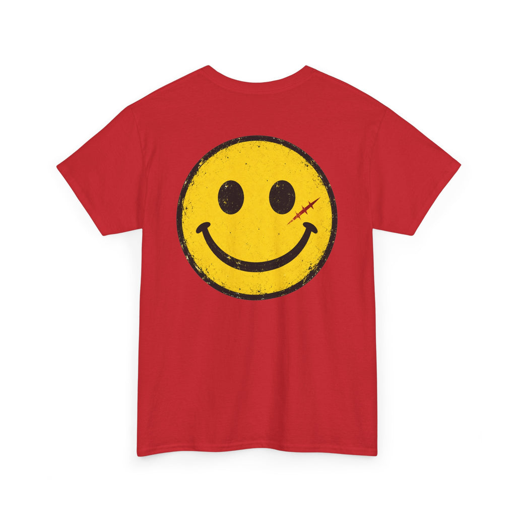Smiley Face Tee - Unisex Heavy Cotton