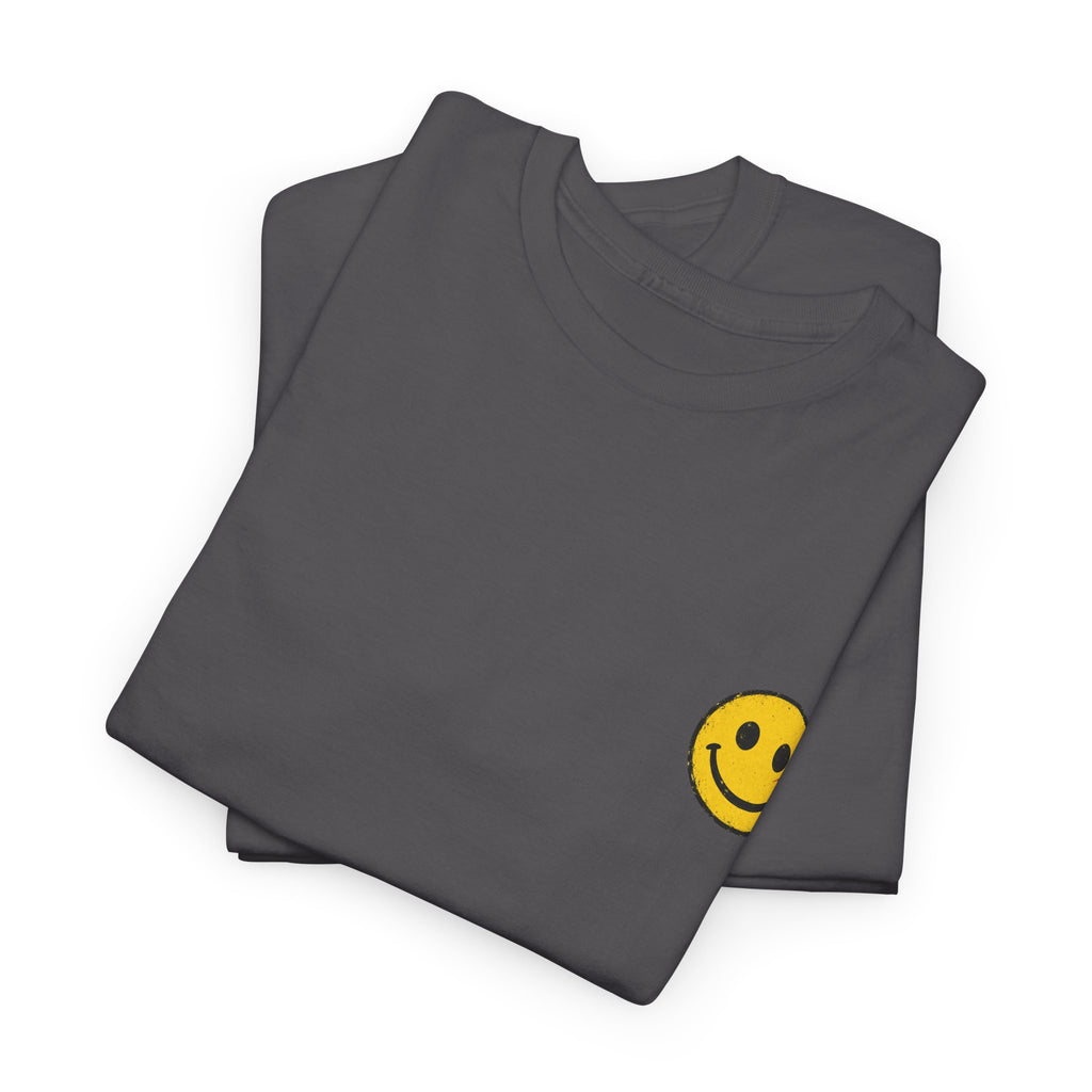 Smiley Face Tee - Unisex Heavy Cotton
