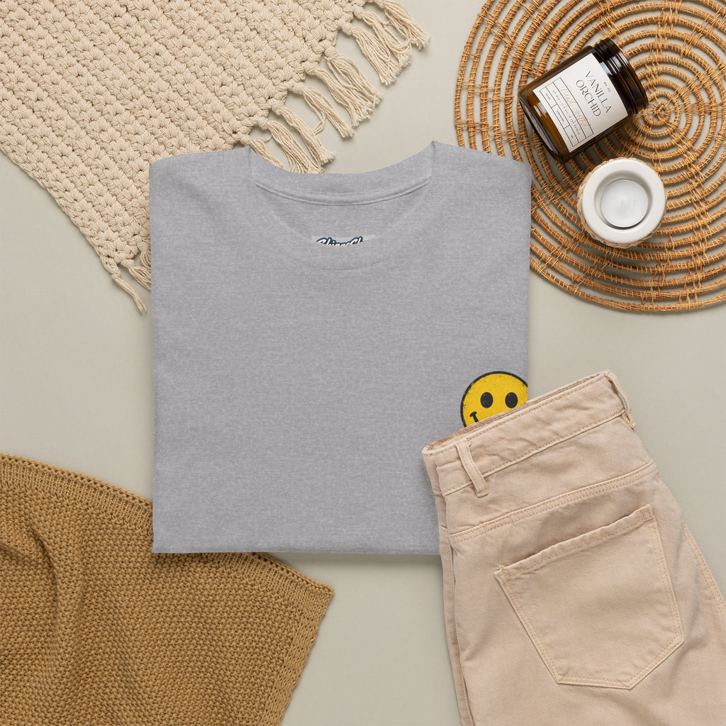 Smiley Face Tee - Unisex Heavy Cotton