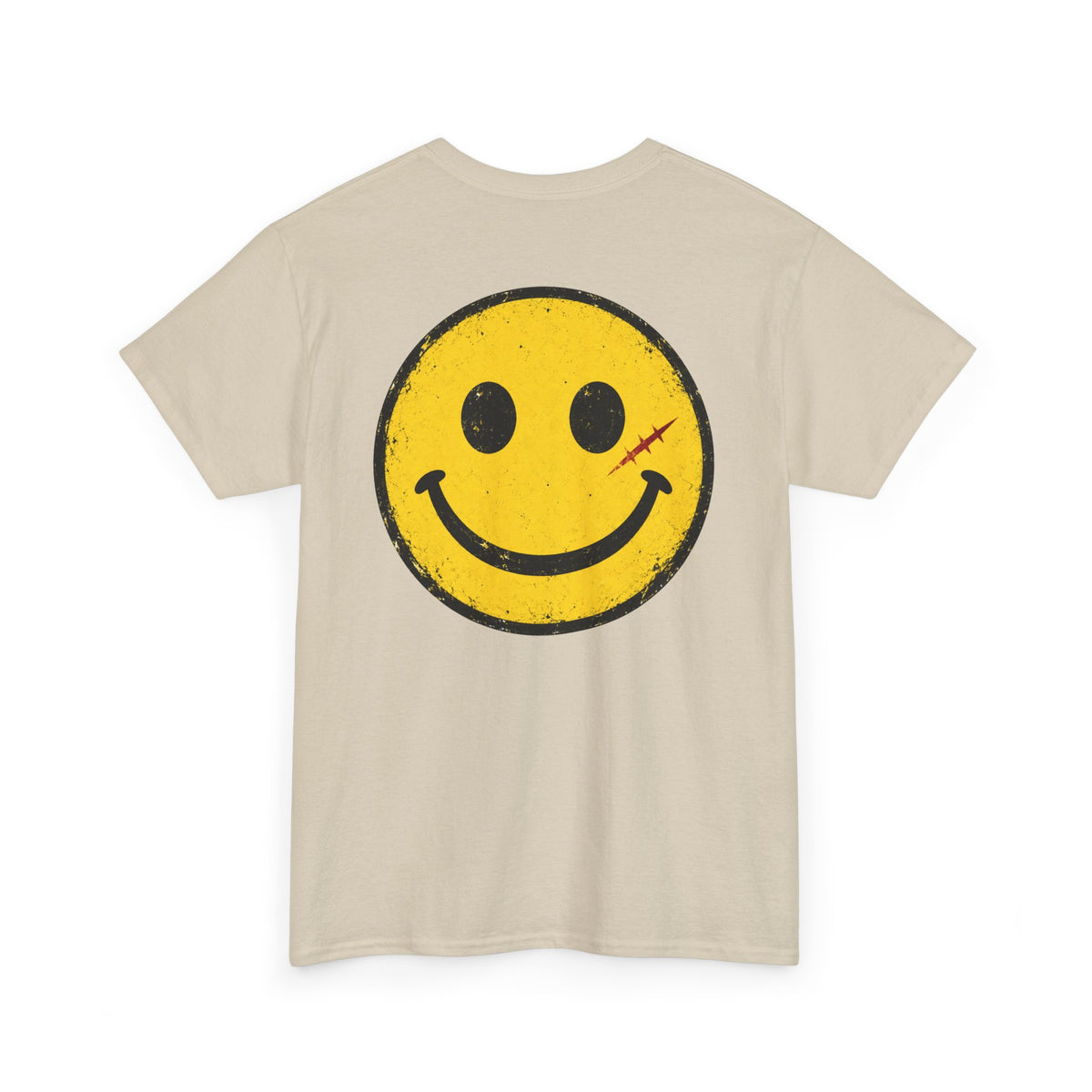 Smiley Face Tee - Unisex Heavy Cotton
