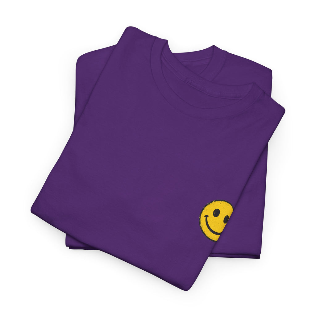 Smiley Face Tee - Unisex Heavy Cotton