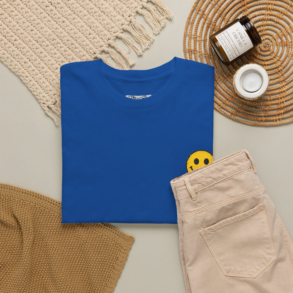 Smiley Face Tee - Unisex Heavy Cotton