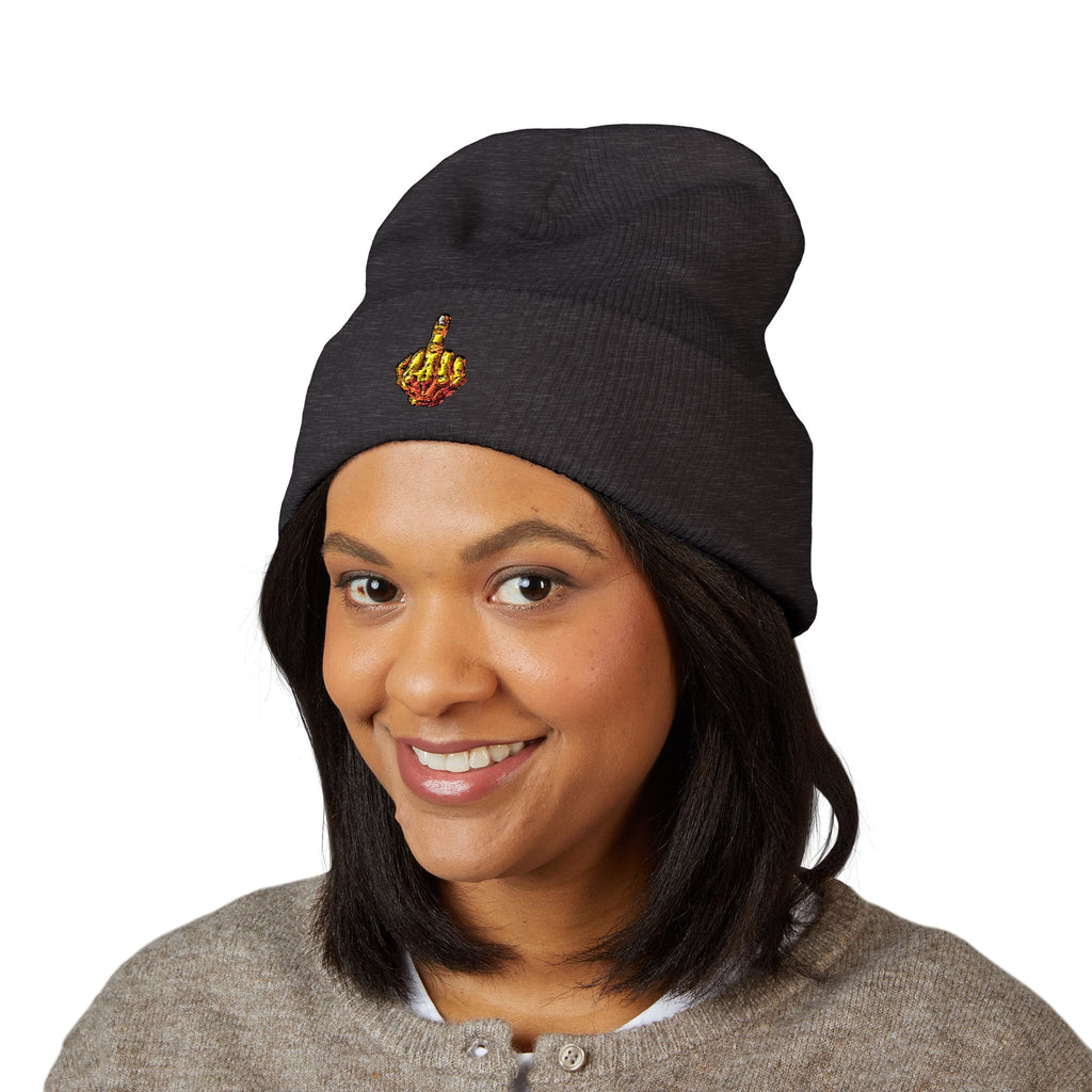 F U - Classic Cuffed Beanie (Embroidery)