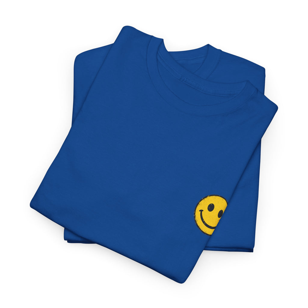 Smiley Face Tee - Unisex Heavy Cotton