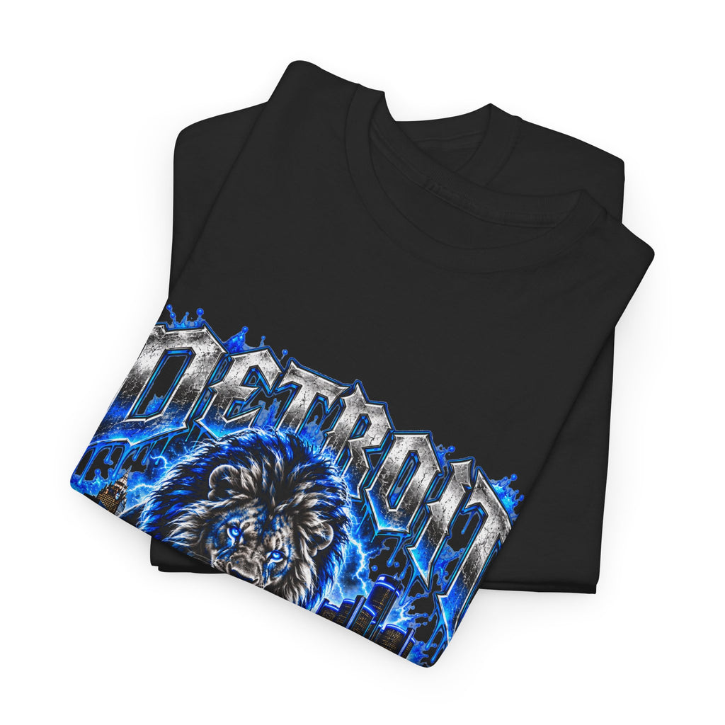 Detroit Football - Unisex Heavy Cotton Tee