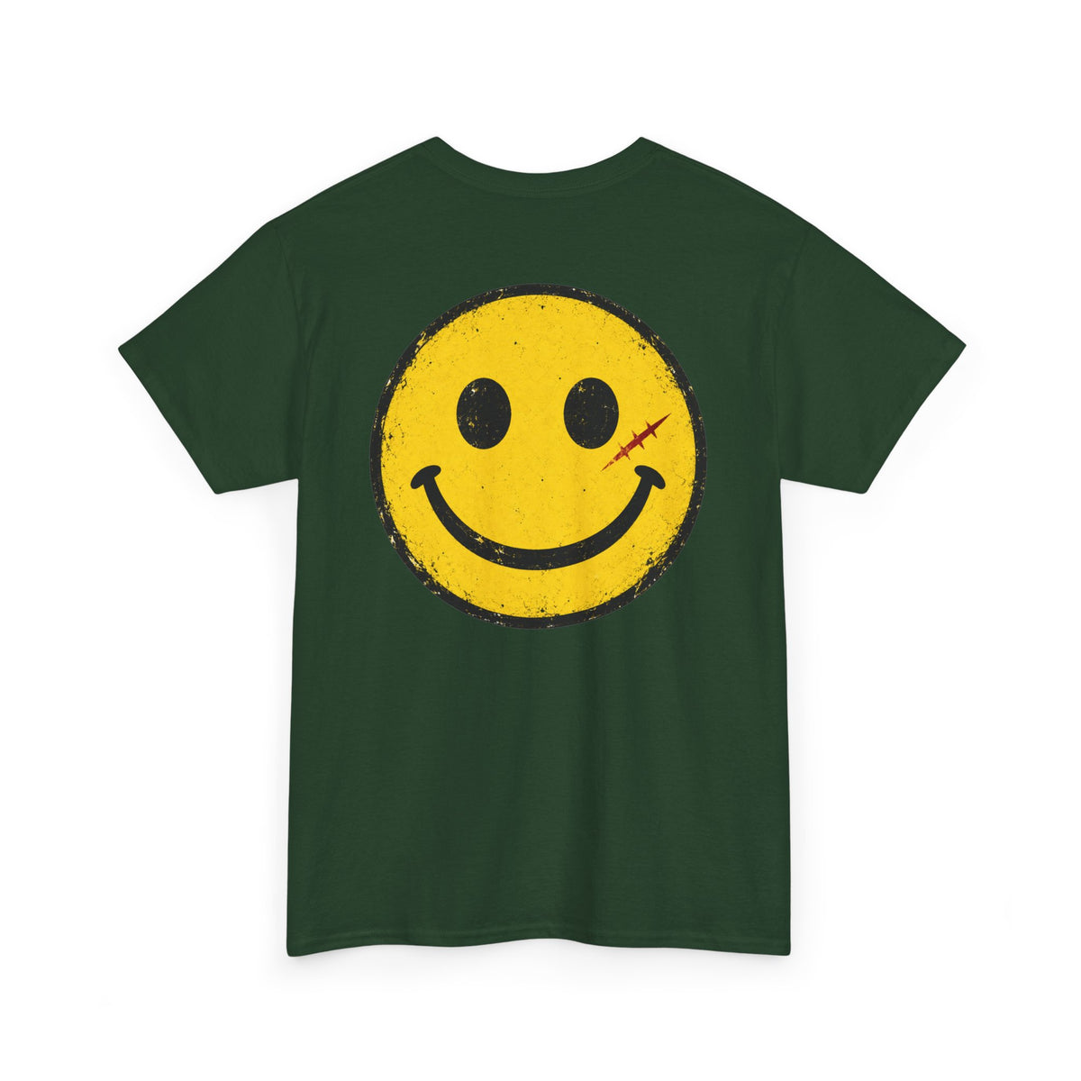 Smiley Face Tee - Unisex Heavy Cotton