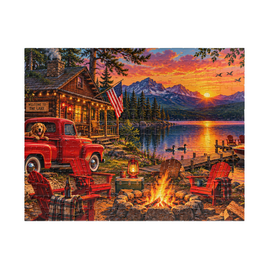 Retro Scenic 252-Piece Puzzle