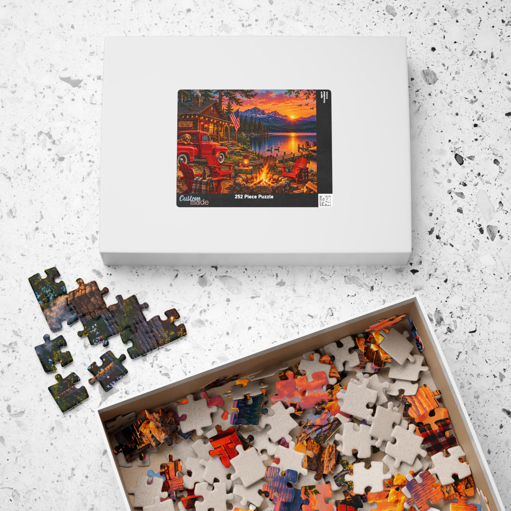 Retro Scenic 252-Piece Puzzle