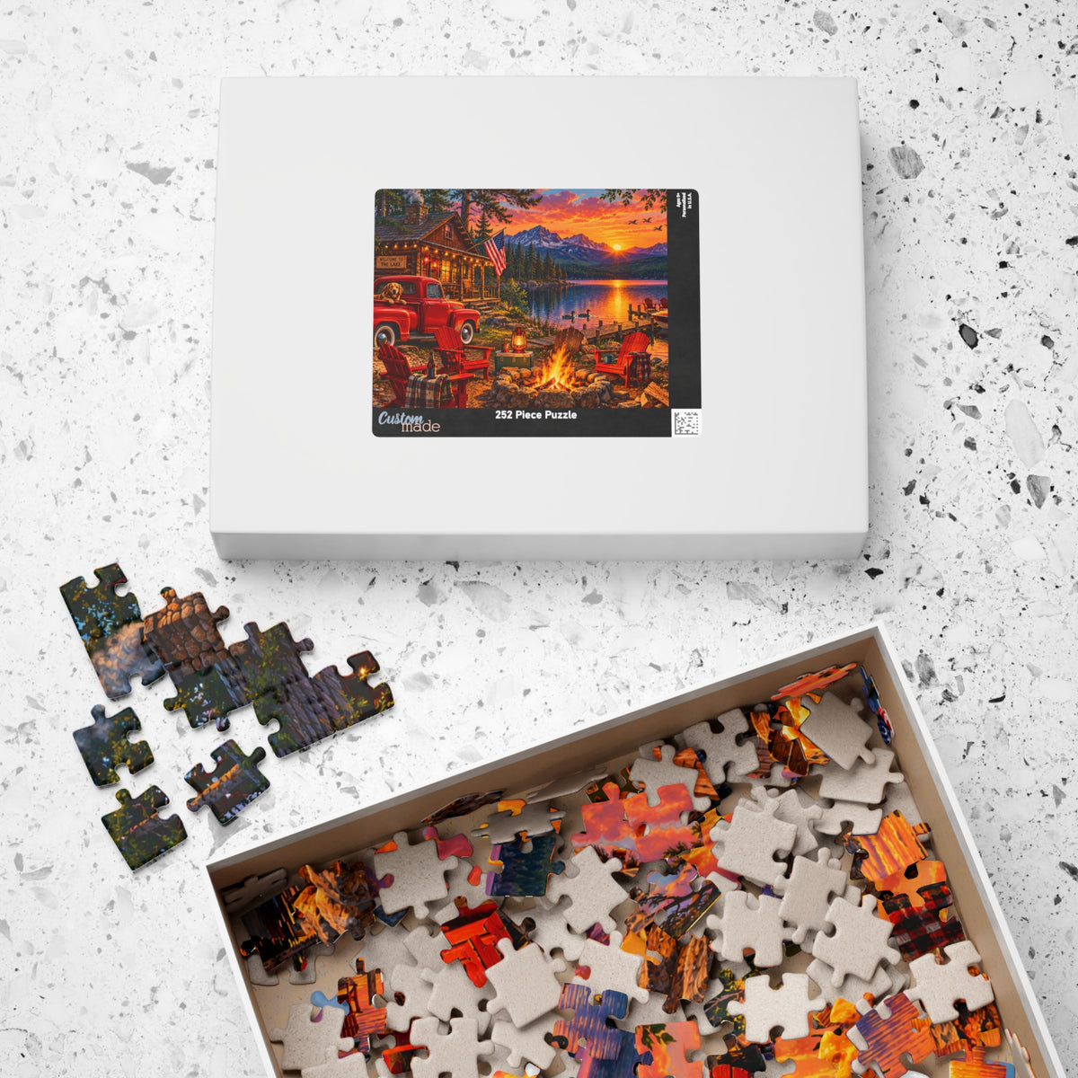 Retro Scenic 252-Piece Puzzle