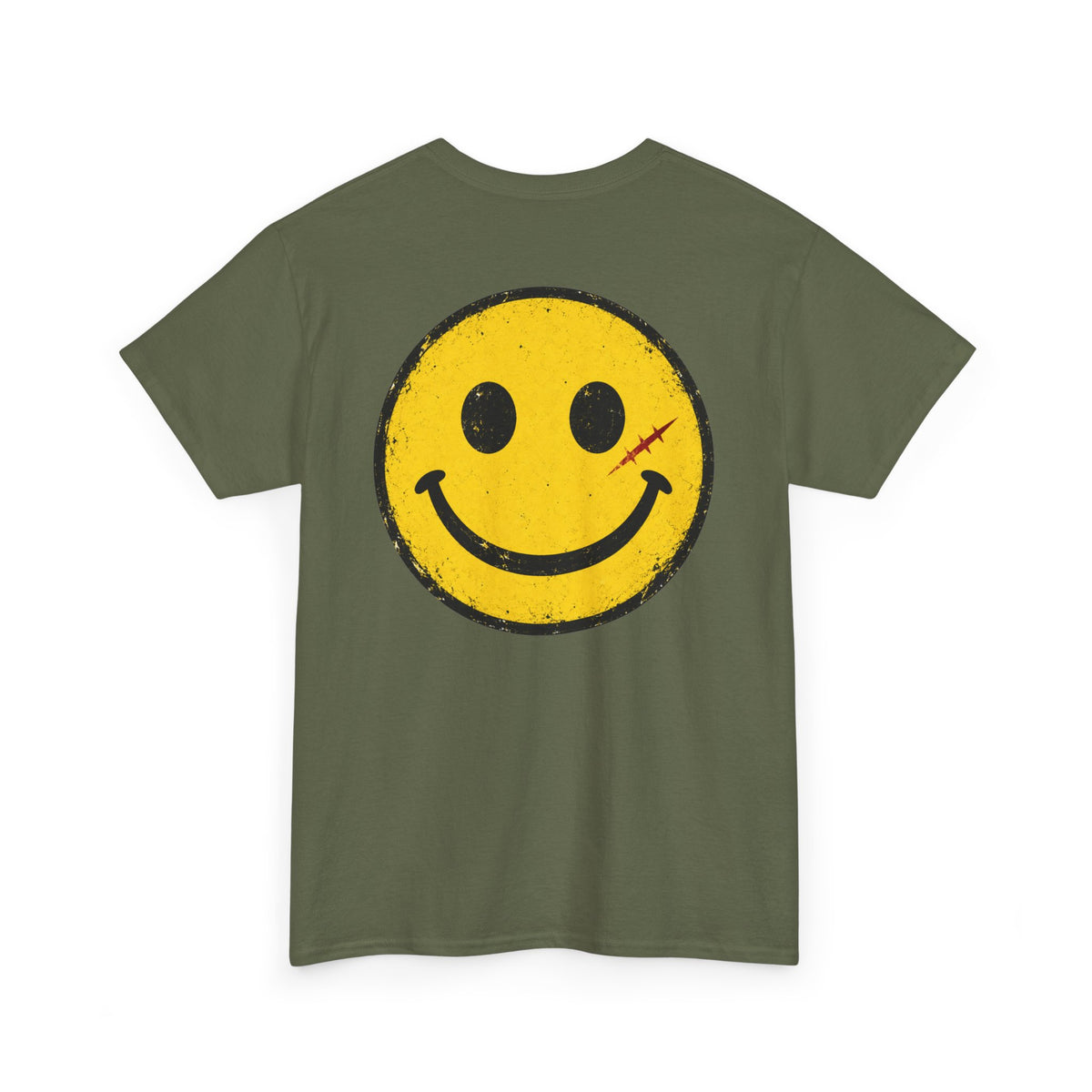 Smiley Face Tee - Unisex Heavy Cotton