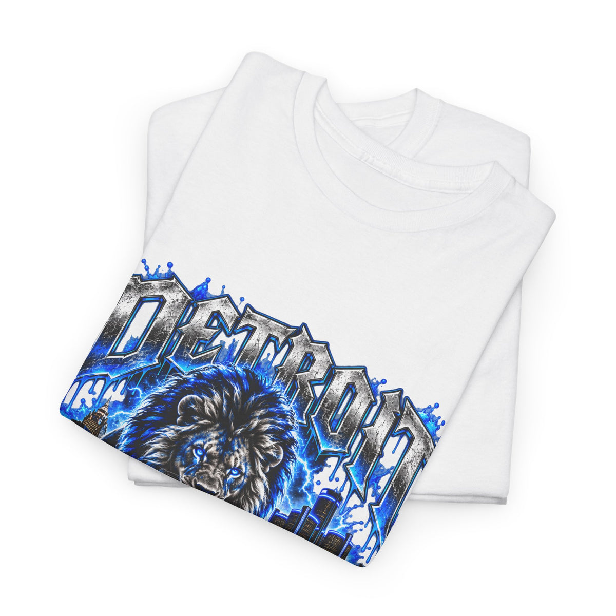 Detroit Football - Unisex Heavy Cotton Tee