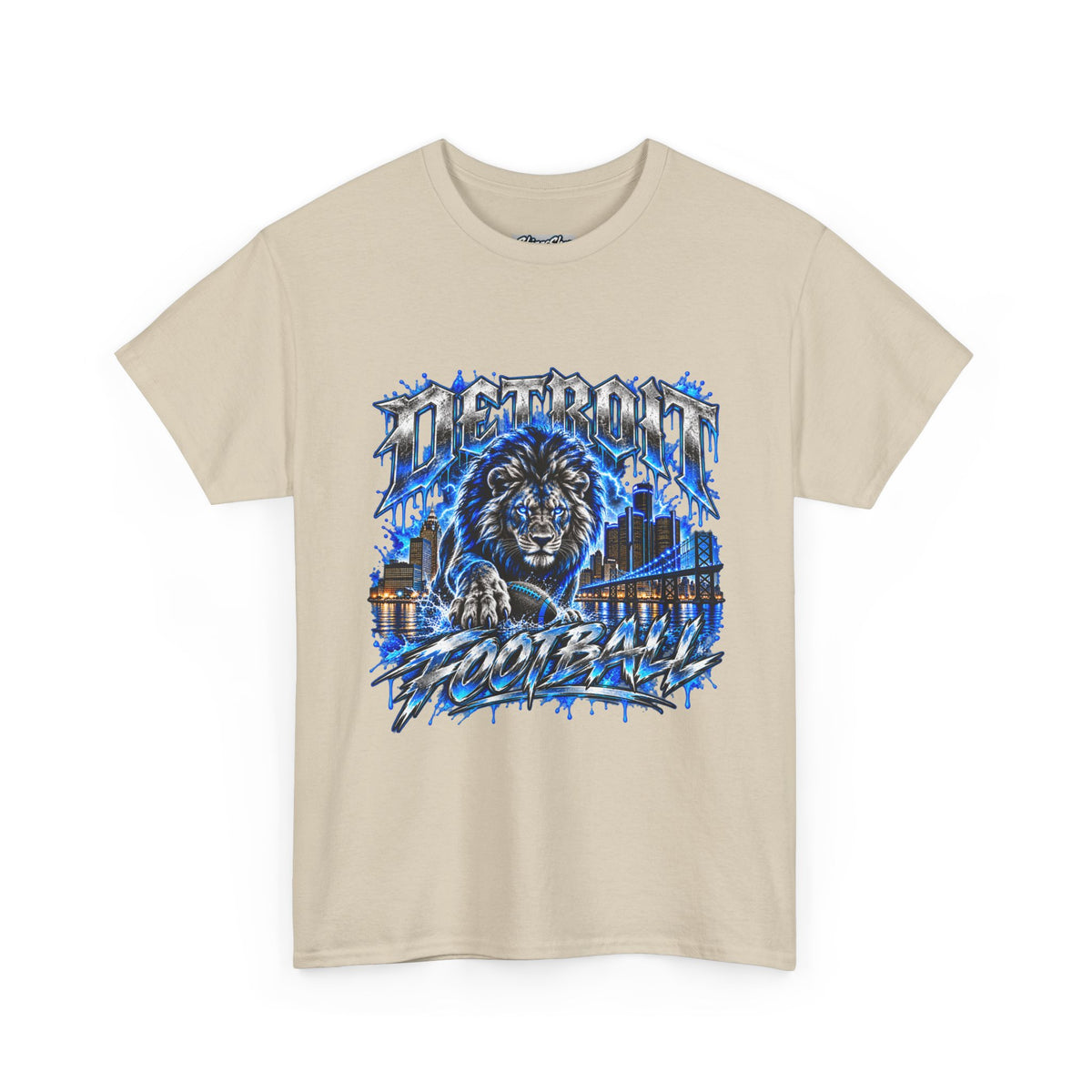 Detroit Football - Unisex Heavy Cotton Tee