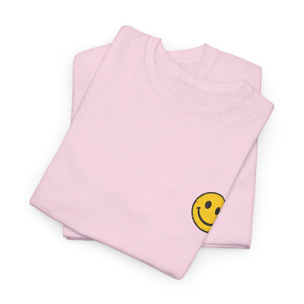 Smiley Face Tee - Unisex Heavy Cotton