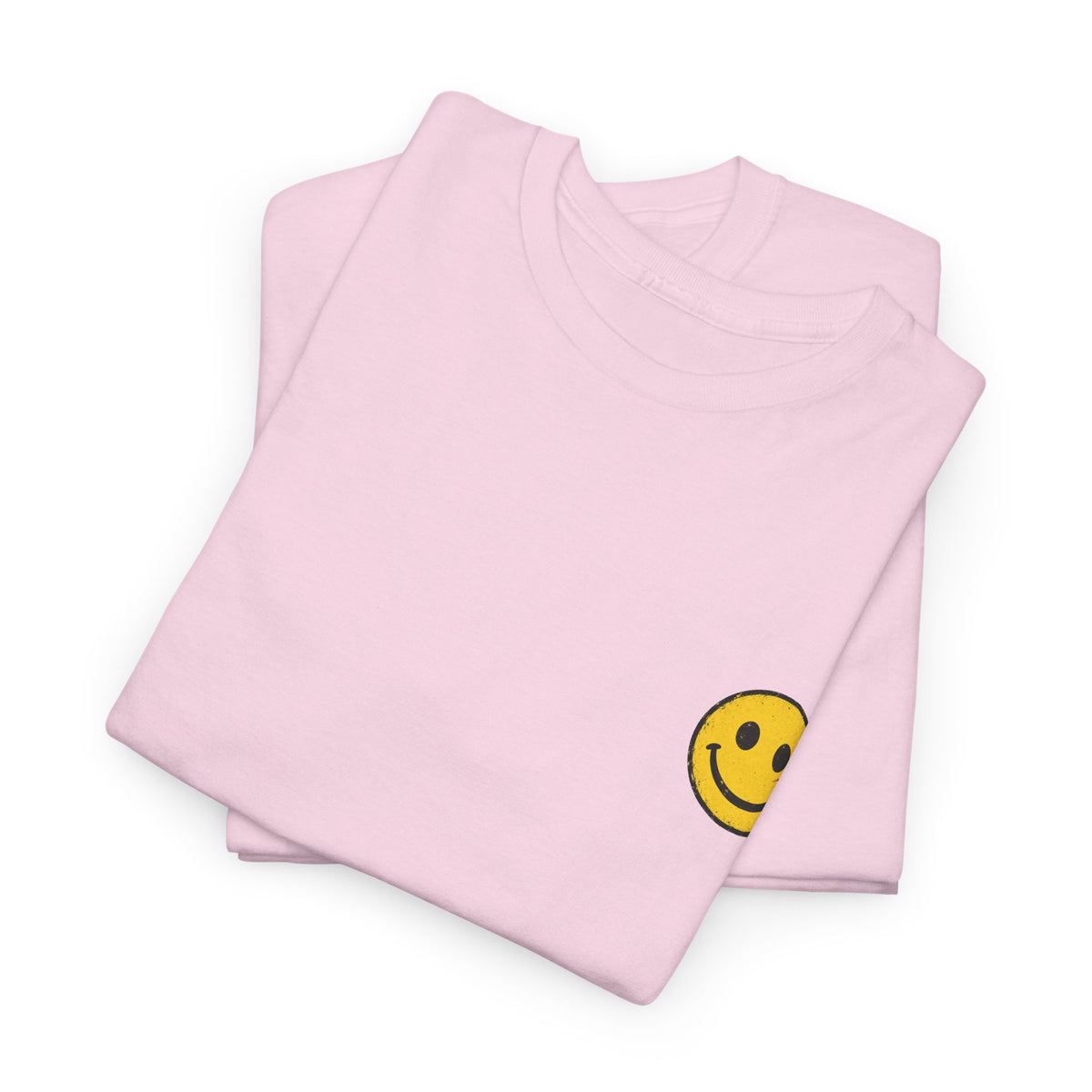 Smiley Face Tee - Unisex Heavy Cotton