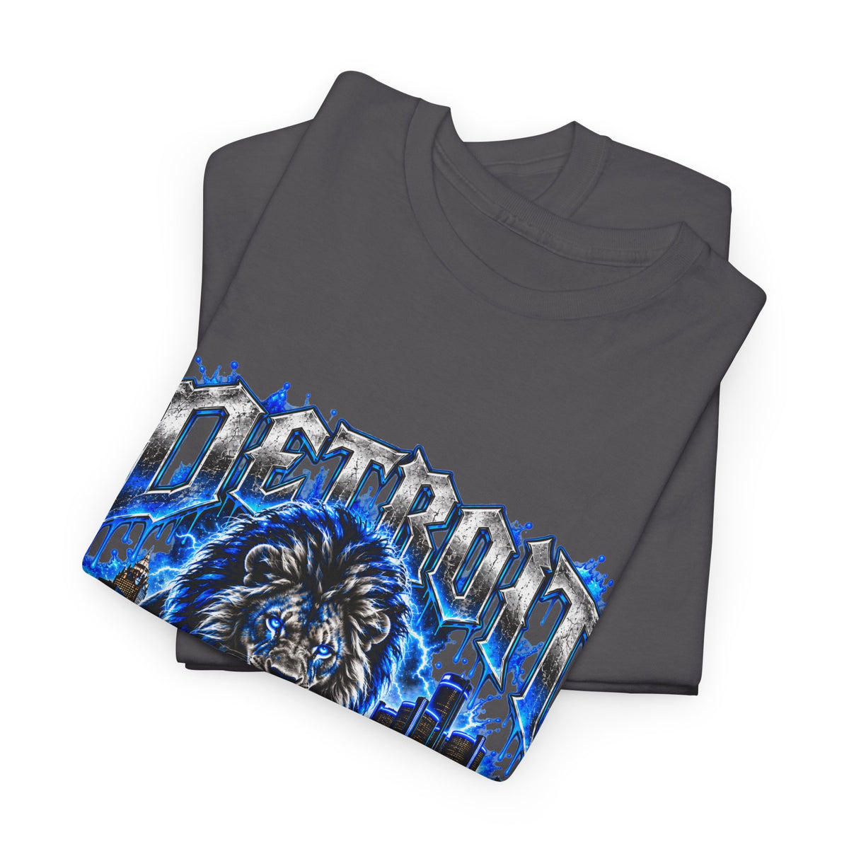 Detroit Football - Unisex Heavy Cotton Tee