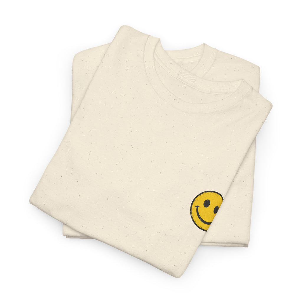 Smiley Face Tee - Unisex Heavy Cotton