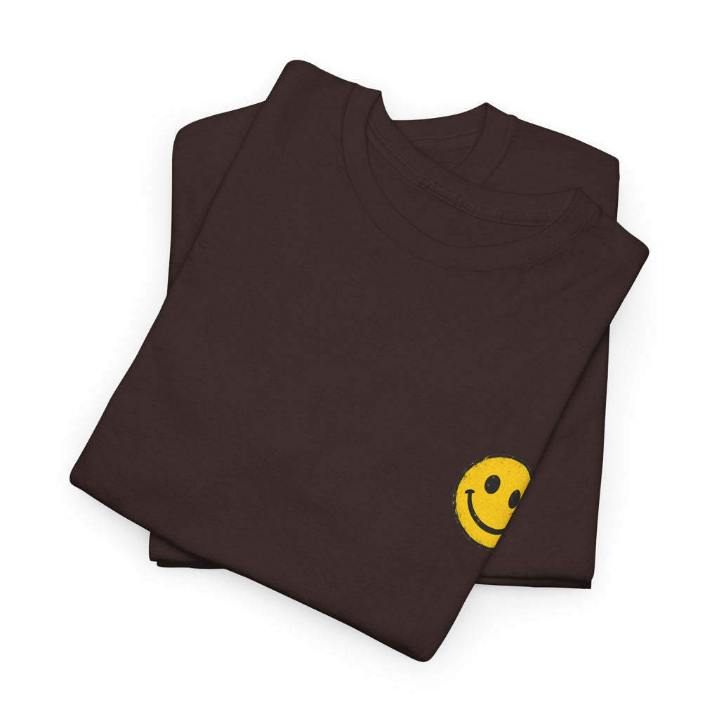 Smiley Face Tee - Unisex Heavy Cotton