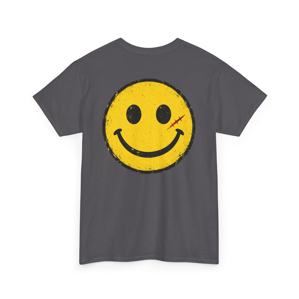 Smiley Face Tee - Unisex Heavy Cotton