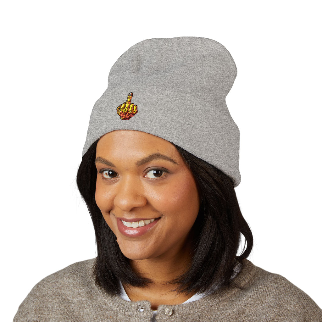 F U - Classic Cuffed Beanie (Embroidery)