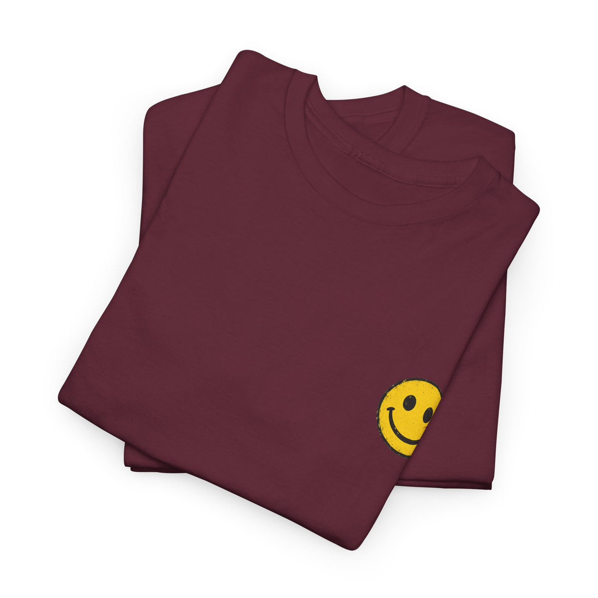 Smiley Face Tee - Unisex Heavy Cotton