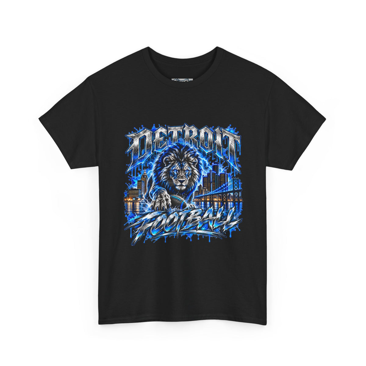 Detroit Football - Unisex Heavy Cotton Tee