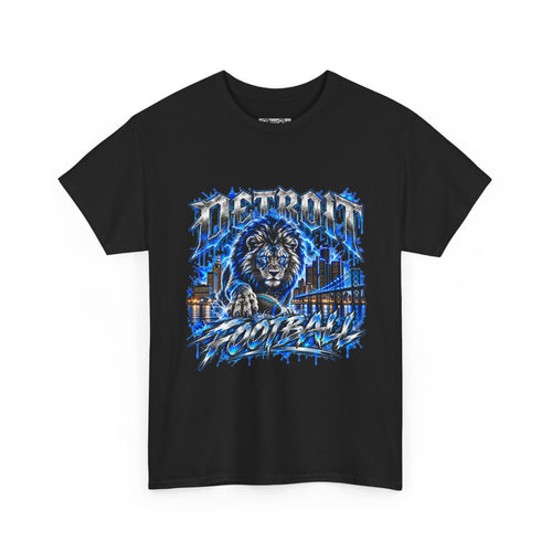 Detroit Football - Unisex Heavy Cotton Tee