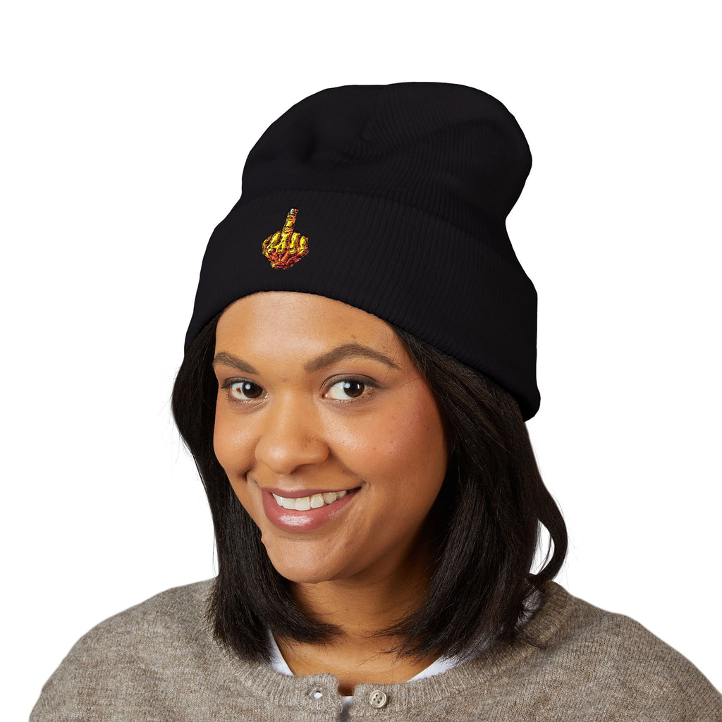 F U - Classic Cuffed Beanie (Embroidery)