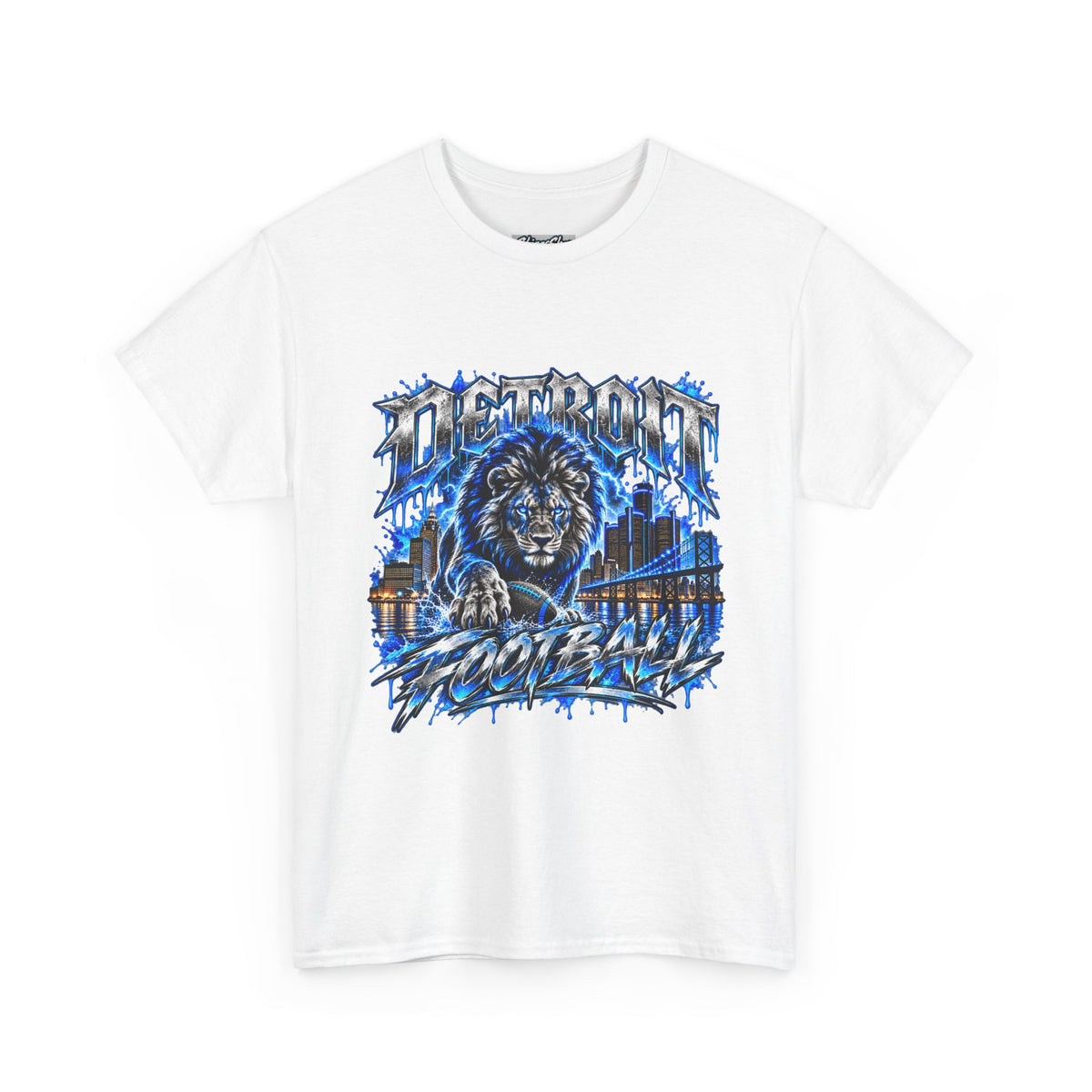 Detroit Football - Unisex Heavy Cotton Tee