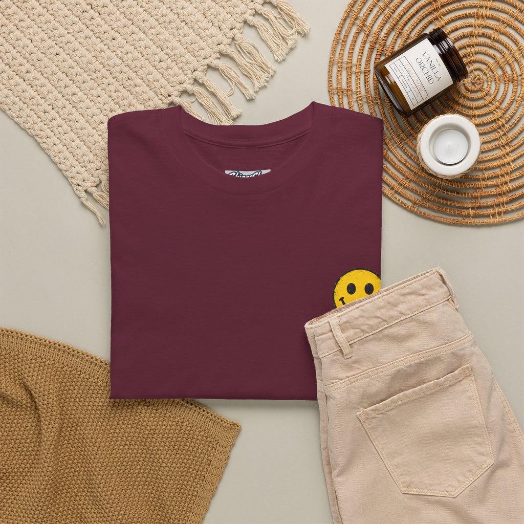 Smiley Face Tee - Unisex Heavy Cotton
