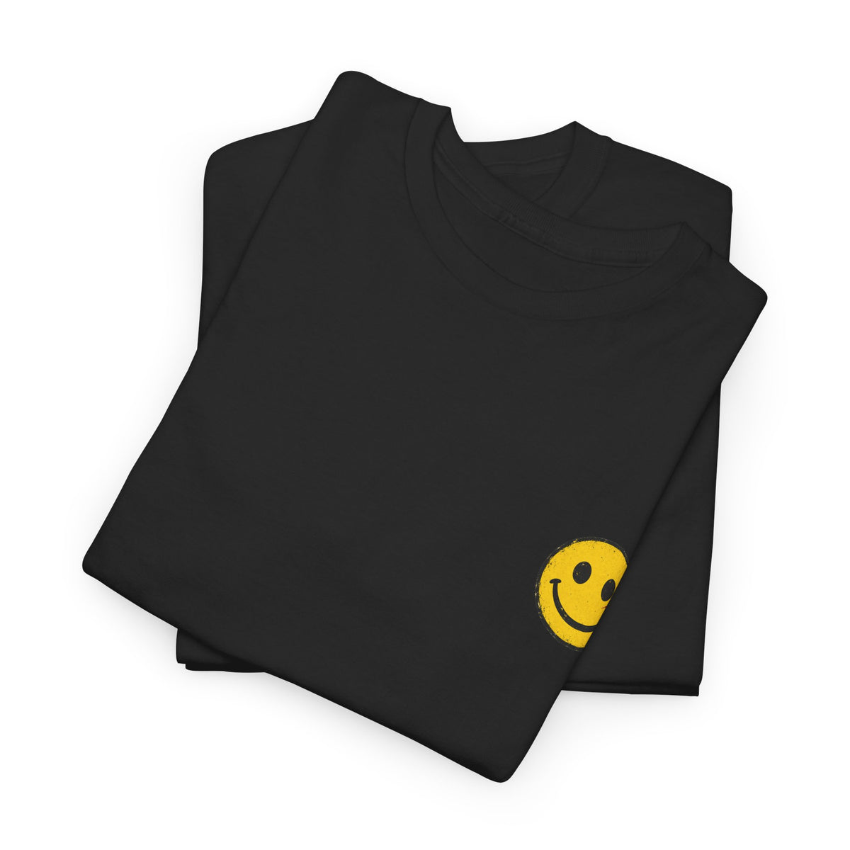 Smiley Face Tee - Unisex Heavy Cotton