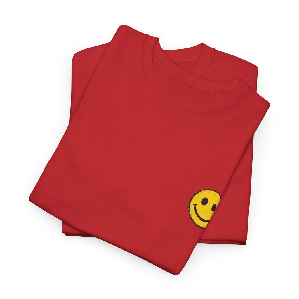 Smiley Face Tee - Unisex Heavy Cotton