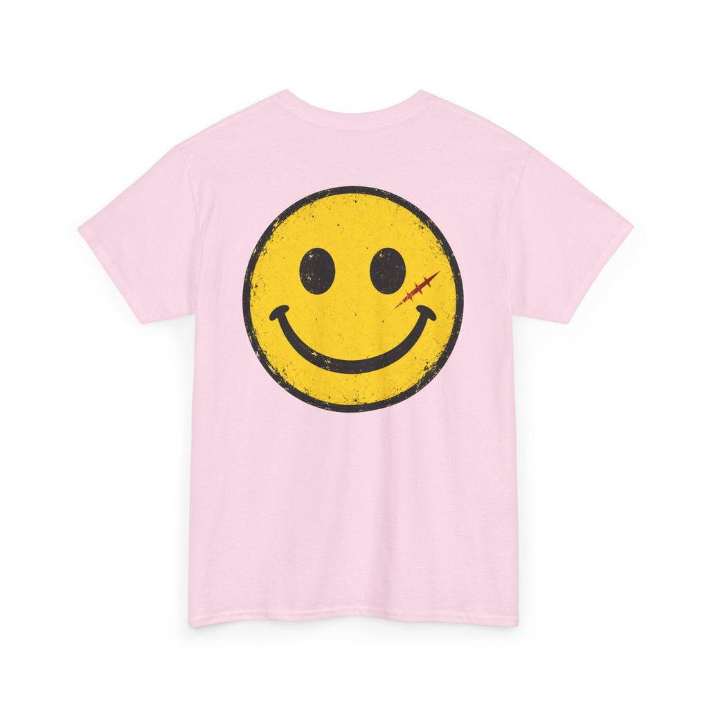 Smiley Face Tee - Unisex Heavy Cotton